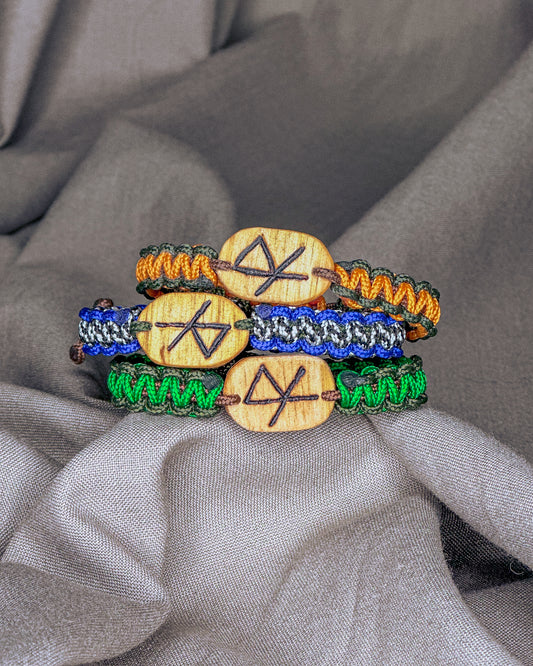 Kelionių Vikingų runų apyrankė