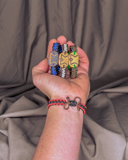 Rizikos Vikingų runų apyrankė