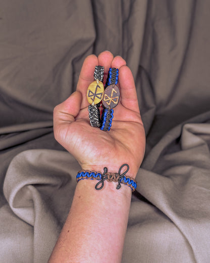 Dvasinio augimo Vikingu runų apyrankė