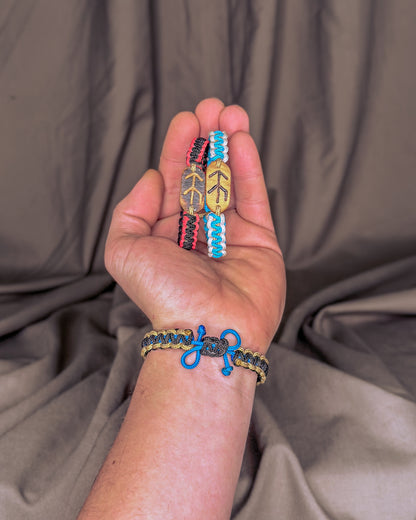 Vilties Vikingų runų apyrankė