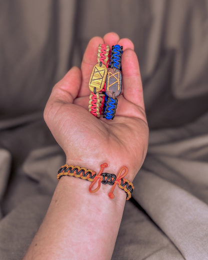 Draugystės Vikingų runų apyrankė