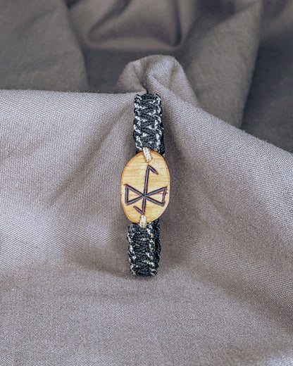 Dvasinio augimo Vikingu runų apyrankė