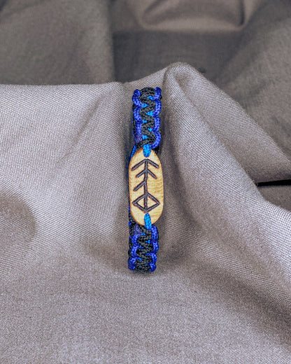 Muzikos Vikingų runų apyrankė