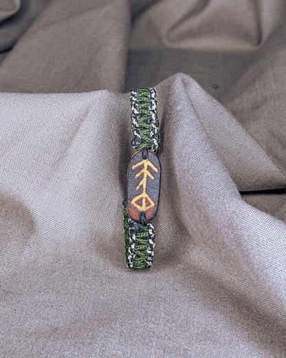 Muzikos Vikingų runų apyrankė